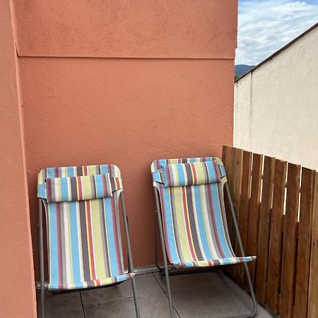 Au Coeur De Ville Avec Terrasse Ceret Bagian luar foto