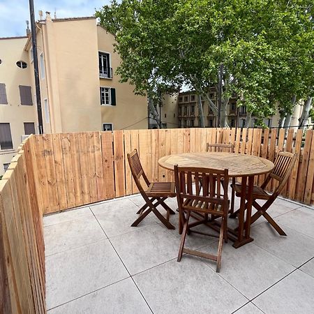 Au Coeur De Ville Avec Terrasse Ceret Bagian luar foto